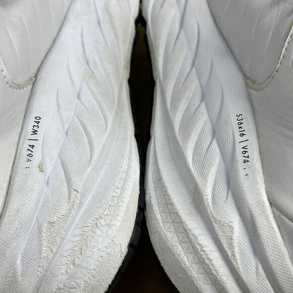 Hoka Bondi SR Shoes Womens Size 8.5 Solid White Running Work Sneakers Athletic - Picture 14 of 16